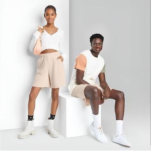 Unisex High-Rise Fleece Bermuda Shorts